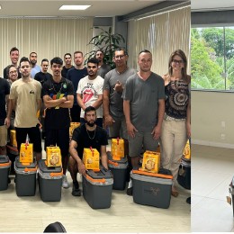 Reunião de encerramento e entrega dos brindes