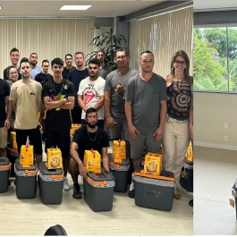 Reunião de encerramento e entrega dos brindes